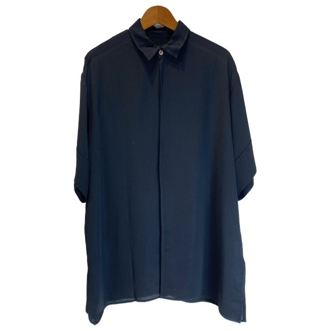 【中古】　Y's 　シアーブラウス　半袖　トップス　レイヤード　シースルー　無地　日本製　ドメスティック　古着　/2495 11,840円