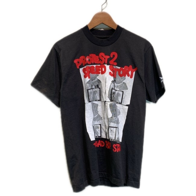 【中古】　DEADPOPSTARS　バンT　Tシャツ　90s vintage　90年代　1996 TOUR　半袖　カットソー　トップス　クルーネック　プリント　アーティスト　古着　/1107｜KINJIusedclothing