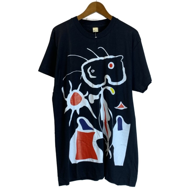 【中古】　SCREEN STARS　Tシャツ　半袖　トップス　クルーネック　プリント　Fundacio Joan Miro　ミロ美術館　アイルランド製　古着　/1590