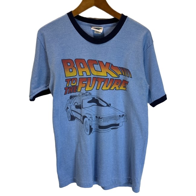 【中古】 Thunder Creek リンガーT 80s-90s vintage 80年代-90年代 半袖 Tシャツ カットソー トップス クルーネック 映画 ムービーT Back to the Future プリント USA製 古着 /1590|KINJIusedclothing