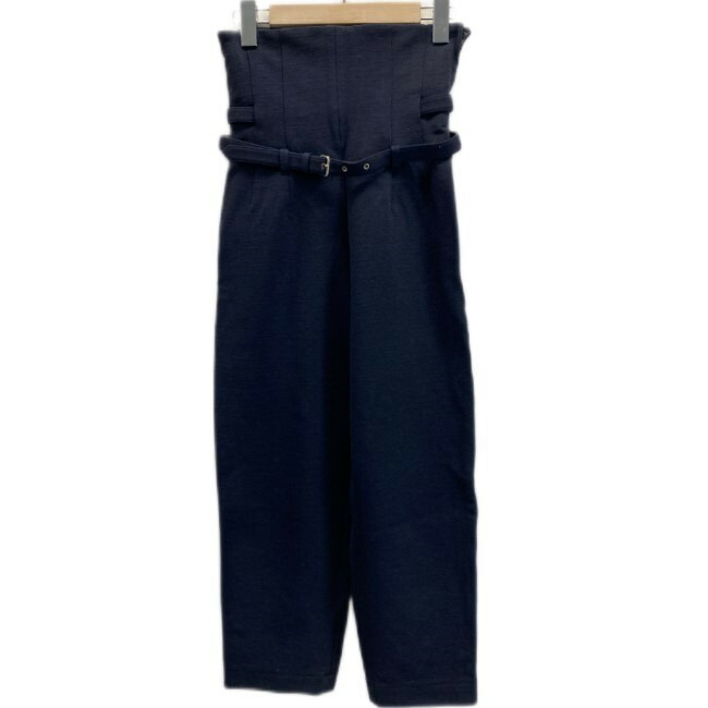 【中古】　COMME des GARCONS　テーパードパンツ　80s vintage　80年代　ウールパンツ　ボトムス　ハイウエスト　ベルト　AD1989　No.GP-05009S　日本製　ドメスティック　古着　/2497