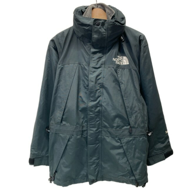 【中古】 THE NORTH FACE ナイロン前掛け 御山パーカー アウター ハイネック フルジップ ボンネット納める能力のある ジップポケット ワンポイント ブランド名ロゴタイプ 刷り上げる 日本製 アウトドア 古着 /1152 メンズファッション-コート・ジャケット