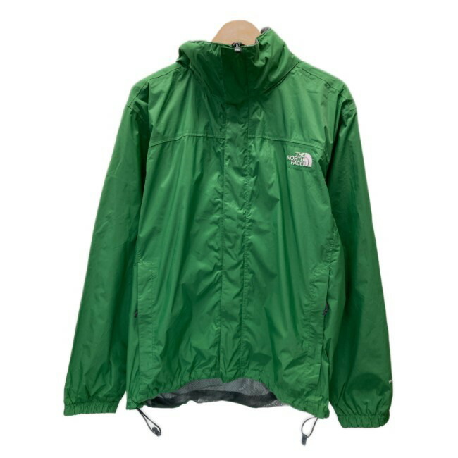 【中古】　THE NORTH FACE　ナイロンジャンパー　マウンテンパーカー　アウター　フード収納可能　ワンポイント　ブランドロゴ　刺しゅう　アウトドア　古着　/1151