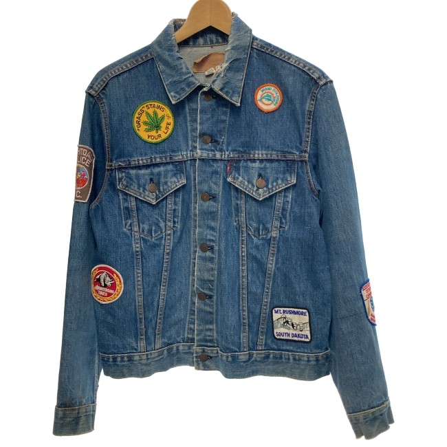 【中古】　Levi's　デニムジャケット　4th　70s vintage　70年代　OLD　Gジャン　トラッカージャケット　アメカジ　古着　/1591