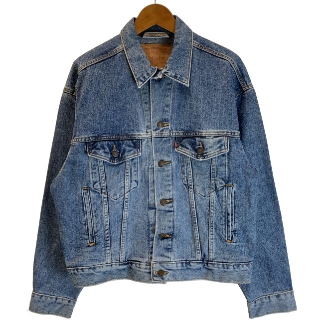 【中古】 Levi's デニムジャケット 90s vintage 90年代 OLD 92年製 70507-4890 Gジャン トラッカージャケット 赤タブ スモールe USA製 アメカジ 古着 /0134|KINJIusedclothing