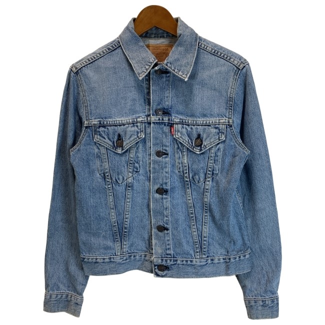 【中古】　Levi's　デニムジャケット　90s vintage　90年代　OLD　96年製　J22　Gジャン　トラッカージャケット　フロントポケット　日本製　アメカジ　古着　/0134｜KINJIusedclothing