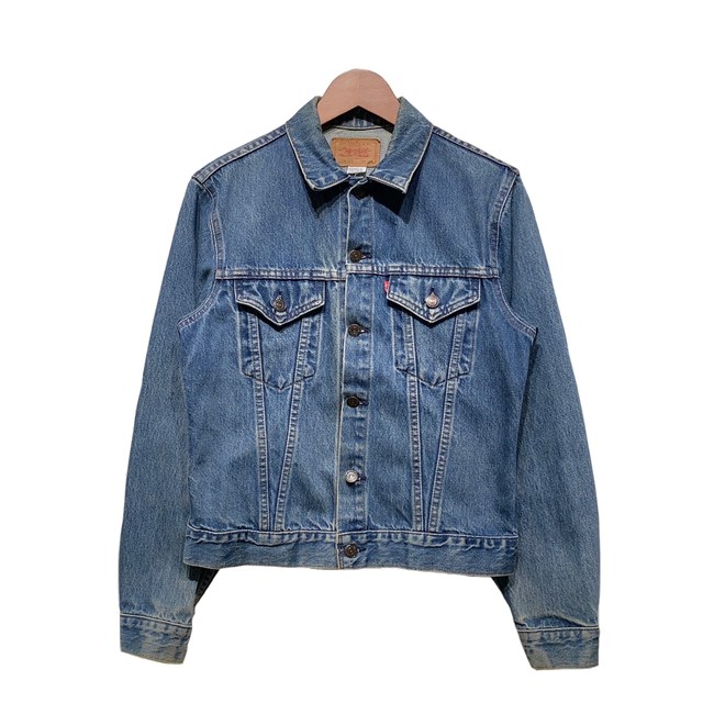 【中古】 Levis ジーンズ上衣 70704-0216 4th 目じるし698 トラッカージャケット Gジャン アウター USA製 アメカジ 古着 /1591
