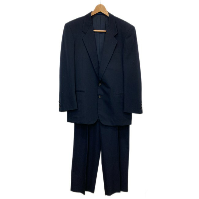 【中古】 COMME des GARCONS HOMME DEUX 背広セットアップ 90s vintage 90年月日 テーラードジャケット スラックス 無地 羊毛 AD1992 日本製 家庭内 古着 /1156