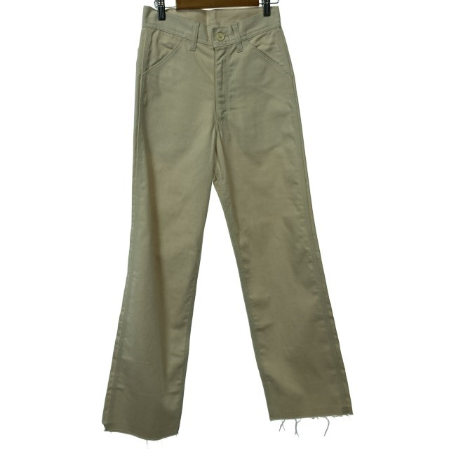 【中古】 Lee 綿パン 70s vintage 70年代 OLD ジップフライ 無地 アメカジ 古着 /1952|KINJIusedclothing