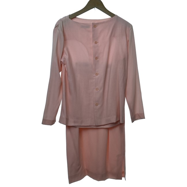 【中古】 Yves Saint Laurent セットアップ フォーマルセットアップ 上下仕掛ける スコート 無地 古着 /4319