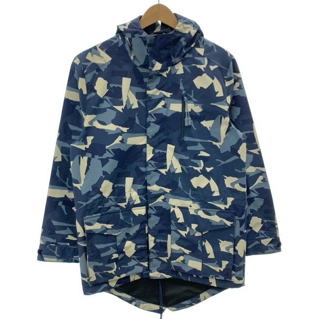 【中古】 BWGH × PUMA ナイロン前掛け ボンネット フルジップ 総柄 表どおり 運動競技 古着 /1301