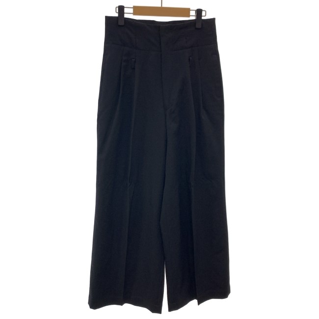 【中古】 COMME des GARCONS スラックス 80s vintage 80年月日 OLD AD1989 羊毛ズボン下 真っただ中押し付ける ツータック 無地 日本製 家庭内 古着 /1156