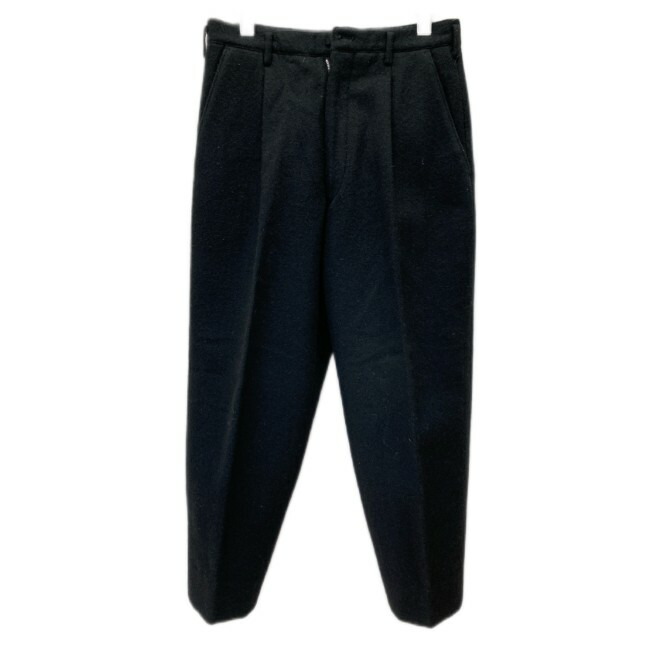 【中古】 Y\u0027s for men スラックス 羊毛ズボン下 ボトムス 無地 ジップフライ タック 日本製 家庭内 古着 /1156
