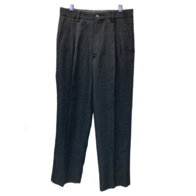 【中古】 ISSEY MIYAKE MEN スラックス 羊毛ズボン下 ボトムス 無地 ジップフライ 真っただ中押し付ける 日本製 家庭内 古着 /1156