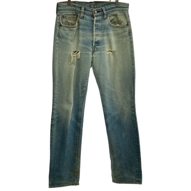 【中古】 Levi's デニムパンツ 80s vintage 80年代 OLD 501 刻印524 ボタンフライ Gパン ジーンズ USA製 アメカジ 古着 /1018|KINJIusedclothing