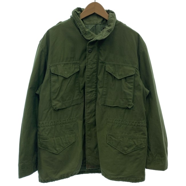 【中古】 SO-SEW STYLES M-65 70s vintage 70年代 OLD フィールドジャケット ハイネック フルジップ 無地 アメリカ軍 米軍 古着 /1592|KINJIusedclothing