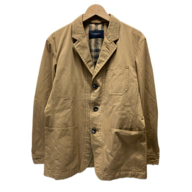 【中古】　BURBERRY LONDON　テーラードジャケット　アウター　無地　シングルボタン　フロントポケット　古着　/1584｜KINJIusedclothing