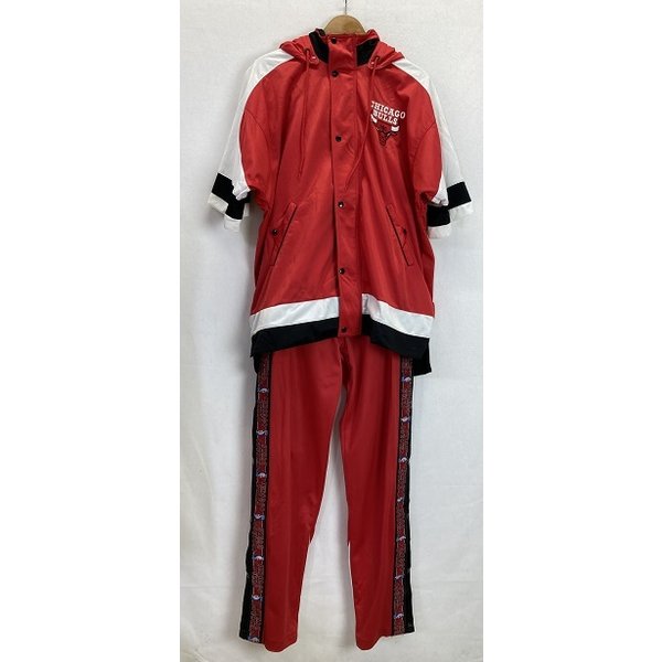 継続期間押さえる50％OFF! 【中古】 Champion ティーシャツ セットアップ 上下書き割り 半袖 ボンネット 刷り上げる CHICAGO BULLS NBA 運動競技 アメカジ 古着 /1904