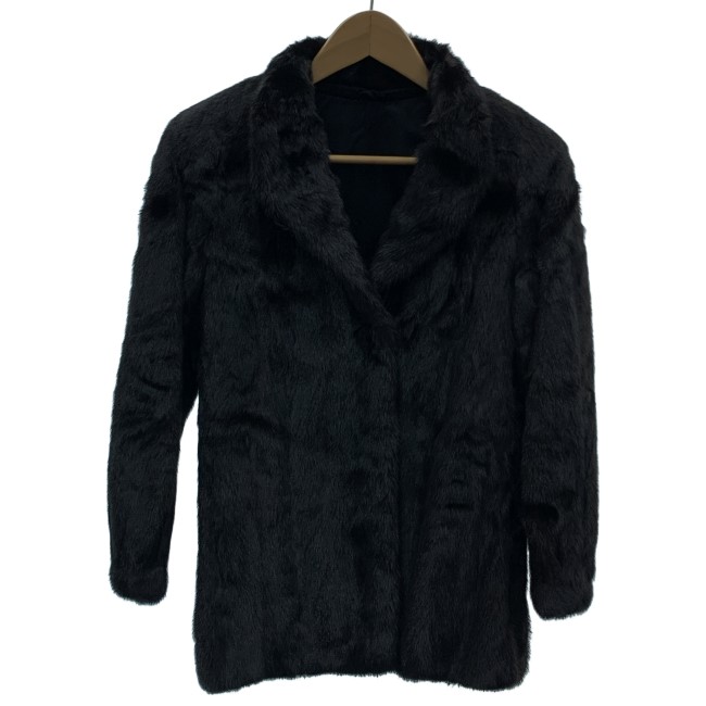 【中古】　PARION　ファージャケット　フロントホック　無地　古着　/0281｜KINJIusedclothing
