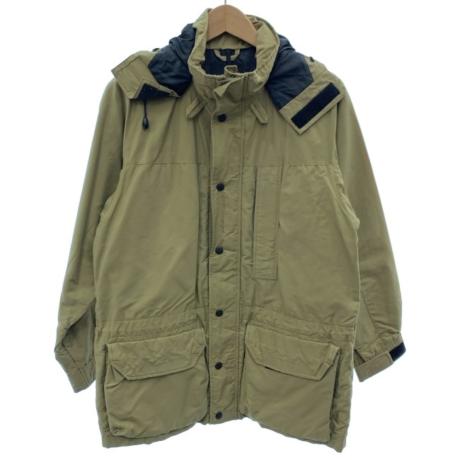 【中古】THE NORTH FACE ナイロン前掛け 山岳上衣 ボンネット フルジップ 無地 ワンポイント 刺繍 GORE-TEX アウトドア 古着 /1151