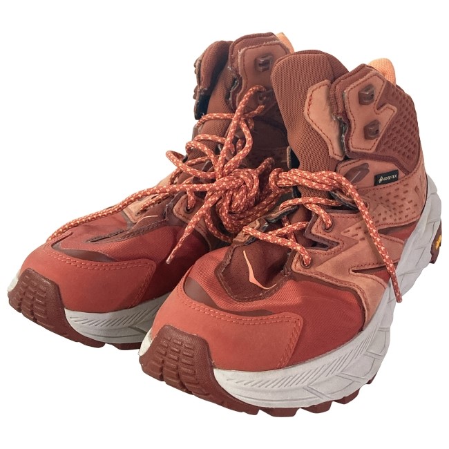 【中古】 HOKA トレッキングシューズ サイズ:25cm ANACAPA ミドルカット スニーカー グッズ 古着 /7278|KINJIusedclothing