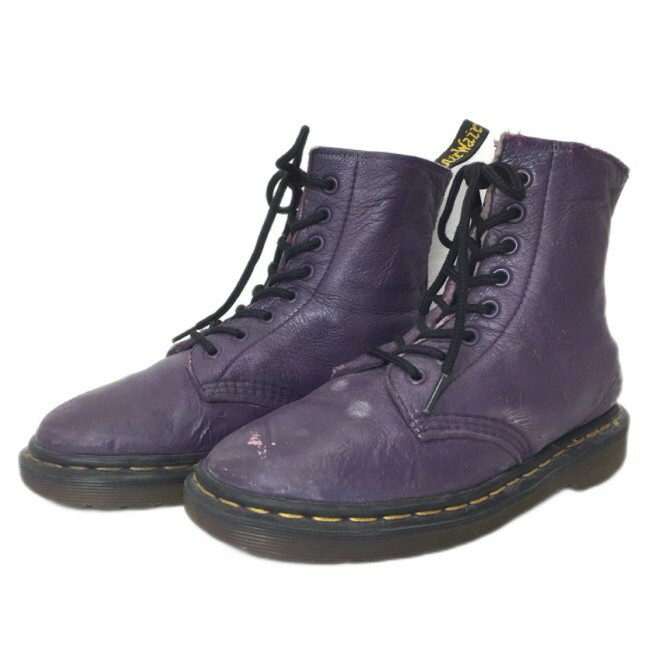 【中古】 Dr.Martens なめし革 ブーツ 8大広間 イングランド製 古着 /4253