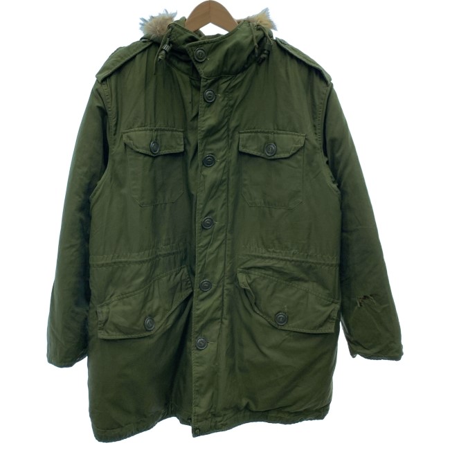 【中古】　PEERLESS GARMENTS LIMITED　M-51　70s vintage　70年代　OLD　フィールドジャケット　フルジップ　フード　オーバーサイズ　カナダ製　ミリタリー　古着　　/0147｜KINJIusedclothing