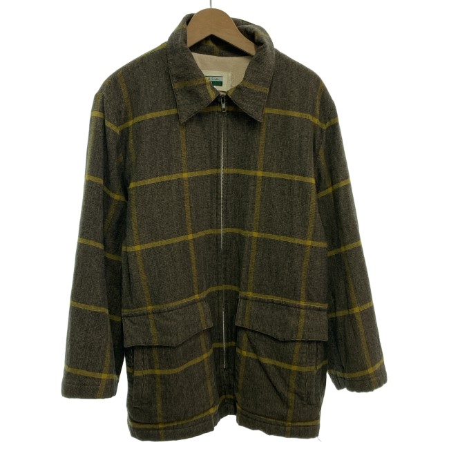 【中古】 Paul Smith 羊毛上衣 トラッカージャケット 照合のしるし フルジップ 日本製 古着 /1587