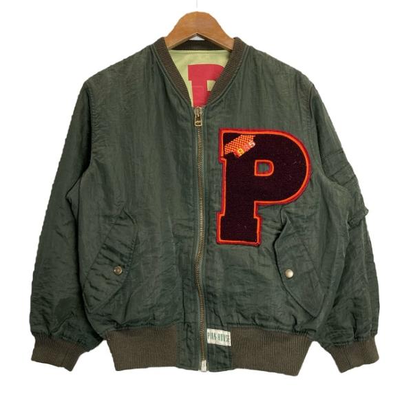 【中古】 PINK HOUSE 前掛け MA-1 紋章 ロゴタイプ 古着 /1906
