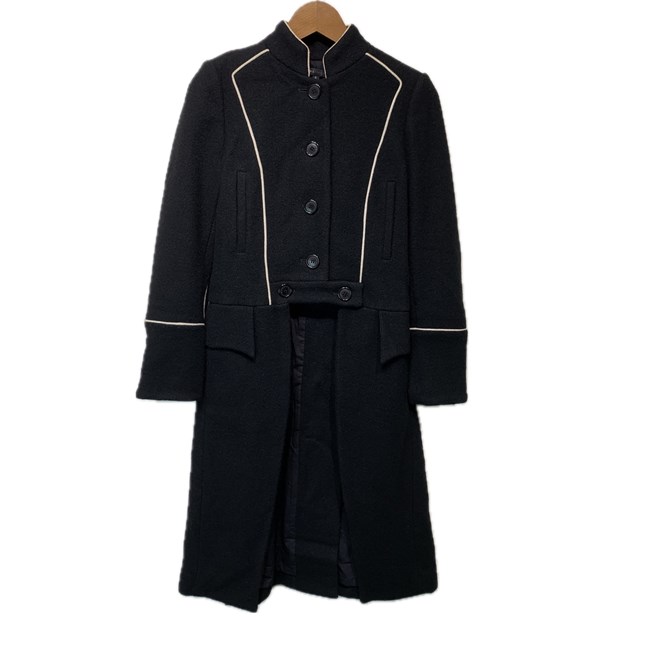 【中古】 MARC JACOBS 照明ランプ色つや厚地の外套 ロング丈 アウター 無地 羊毛 盛りだくさん名取り草 羊毛 バイ色つや 古着 /2497