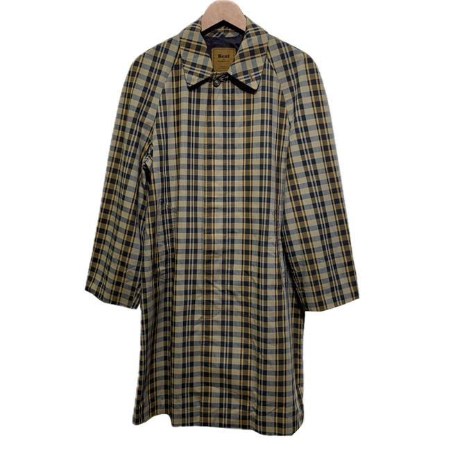 【中古】 Kent VAN ステンカラー厚地の外套 ロング厚地の外套 厚地の外套 アウター 照合のしるし 向こう正面名取り草 姿勢衣嚢 古着 /0136