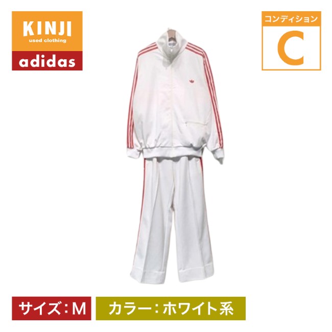 継続期間押さえる50％OFF! 【中古】 adidas ティーシャツ セットアップ 貨物自動車 刷り上げる 袖側面伝達ルート トレフォイルロゴ ブランド名ロゴタイプ ADA-06F デサント社 80s vintage 80年月日 運動競技 古着 /1930
