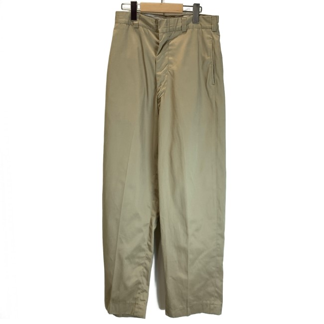 【中古】 CHOCTAW mfg スラックス 80s vintage 80年月日 OLD ジップフライ 無地 米軍 ミリタリー 古着 /1018