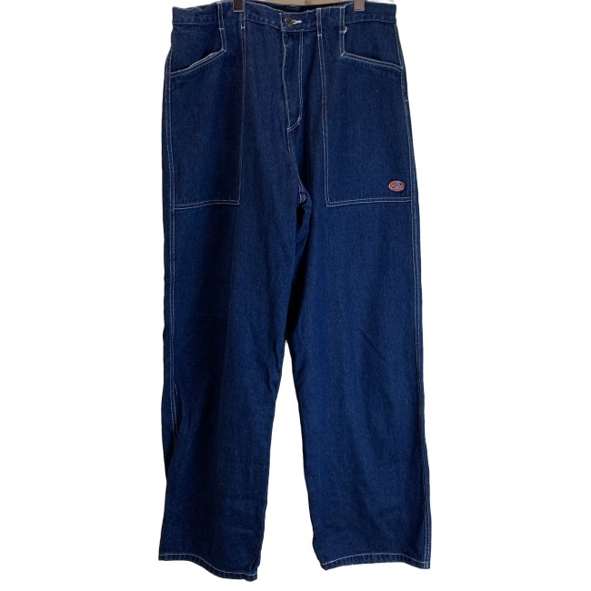 【中古】 PIKO ジーンズズボン下 G食パン デニム ジップフライ 無地 厚地の外套大いさ 表どおり Y2K 古着 /1013 メンズファッション-ズボン・パンツ