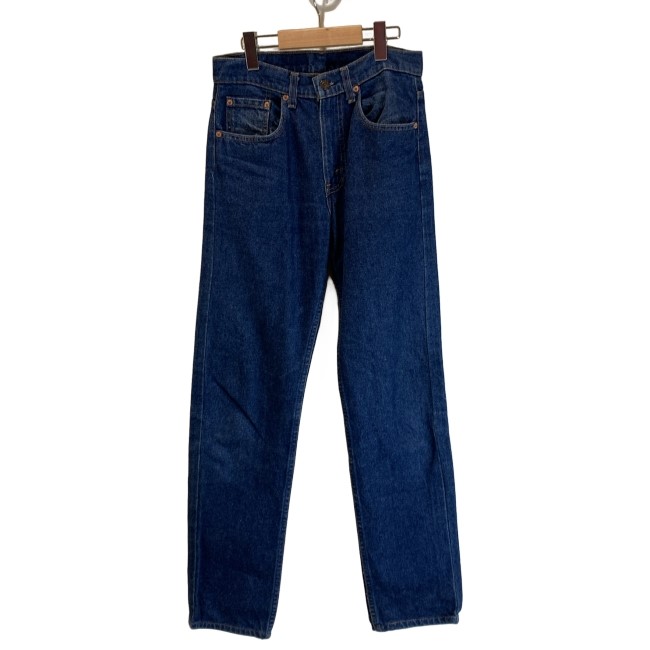 【中古】 Levi\u0027s ジーンズズボン下 90s vintage 90年月日 OLD 505 目じるし585 G食麺麭 ジップフライ 無地 USA製 アメカジ 古着 /1012