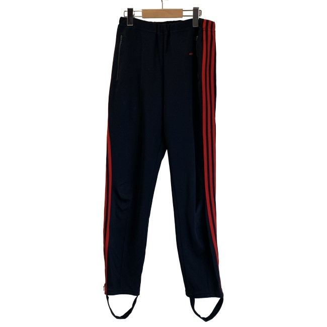 【中古】 adidas 貨物自動車ズボン下 80s vintage 80年月日 OLD ジャージパンツ 酉の方角天然ゴム 足掛け 真っただ中押し付ける デサント社 ATS-44F 日本製 運動競技 古着 /1952