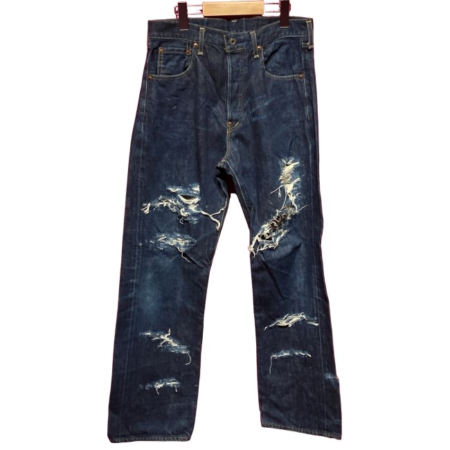 【中古】 Levi\u0027s ジーンズズボン下 90s vintage 90年月日 OLD 99年製 702 目じるしJ22 G食麺麭 名取り草飛球 赤溜め桶 ビッグE 日本製 アメカジ 古着 /1019