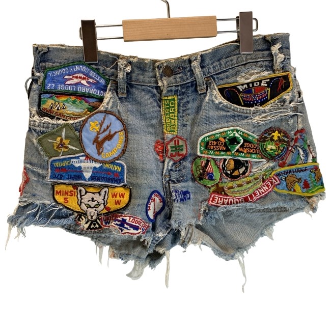 【中古】 二分の一ズボン下 70s vintage 70年月日 OLD さる股引き ジップフライ TALONジップ 紋章 アメカジ 古着 /7309