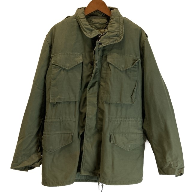 【中古】　SO-SEW STYLES INC　M-65　70s vintage　70年代　OLD　DSA100-75 C-0510　フィールドジャケット　フルジップ　無地　ミリタリー　古着　/1592｜KINJIusedclothing