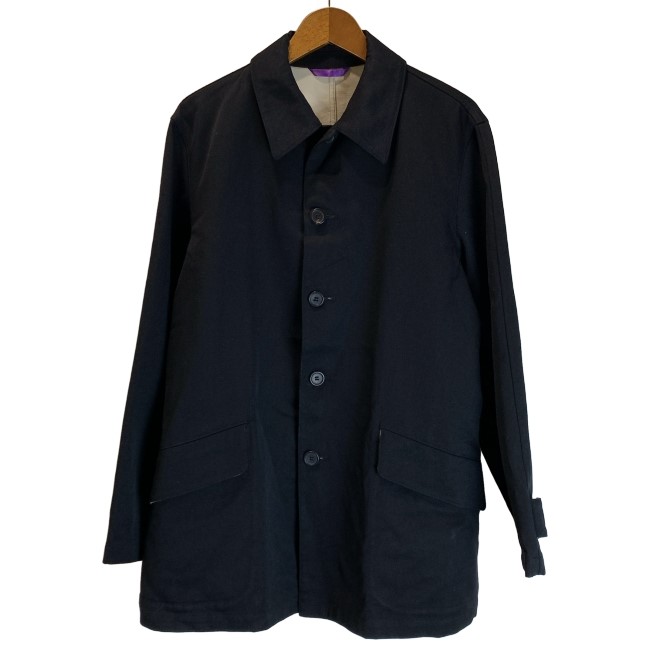 【中古】　Paul Smith　ステンカラーコート　ハーフコート　無地　オーバーサイズ　日本製　古着　/1584｜KINJIusedclothing