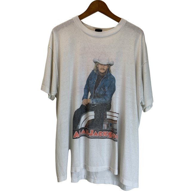 【中古】 SCREEN STARS BEST アランジャクソン アーティストT 90s vintage 90年代 OLD (c)SCREENPLAY 1991 Tシャツ 半袖 プリント USA製 オーバーサイズ 古着 /1590|KINJIusedclothing