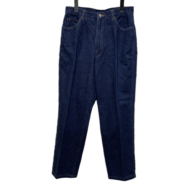 【中古】 COMME des GARCONS HOMME ジーンズズボン下 G食麺麭 デニム ボトムス 無地 ジップフライ 日本製 家庭的 古着 /1156