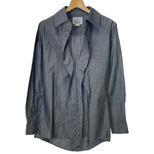 【中古】Vivienne Westwood うつり変わりプルオーバー 長袖 トップス 無地 SAMPLE 古着 /4304