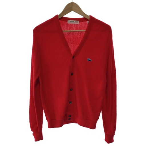 【中古】 IZOD OF LONDON ジレースウェーター 60s vintage 60年月日 OLD 長袖 ワンポイント USA製 古着 /1385