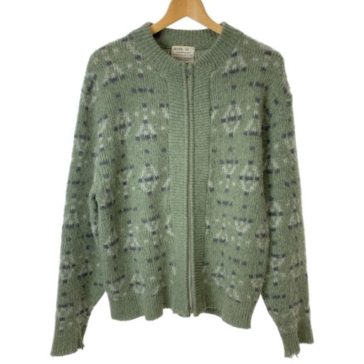 【中古】　SEARS　ジップアップセーター　60s vintage　60年代　OLD　フェアアイル　USA製　古着　/4393｜KINJIusedclothing