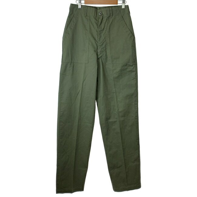 【中古】　GLENN BERRY MFRS., INC　OG-507ユーティリティパンツ　70s vintage　70年代　OLD　DLA100-78-C-0701　アメリカ軍　ジップフライ　無地　ミリタリー　古着　/7003｜KINJIusedclothing 10,560円