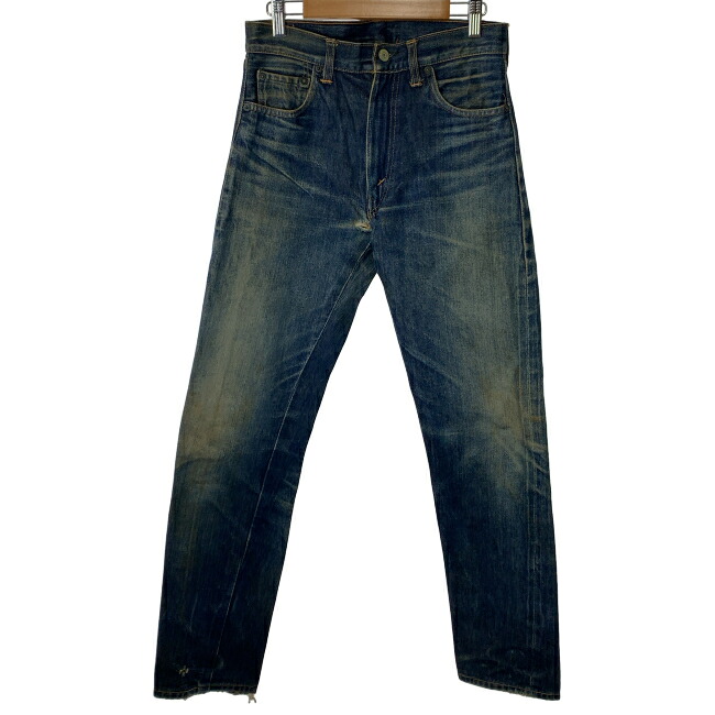 【中古】　Levi's　デニムパンツ　70s vintage　70年代　OLD　刻印8　Gパン　ジーンズ　ジップフライ　アメカジ　古着　/1018｜KINJIusedclothing