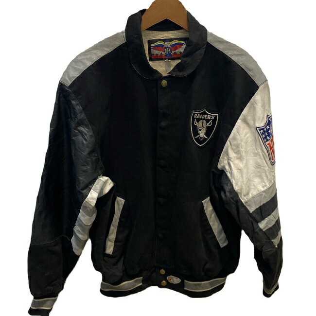 [古着] JEFF HAMILTON　RAIDERS　スタジャン　L a52f5796d9f153a092b789039e7faf