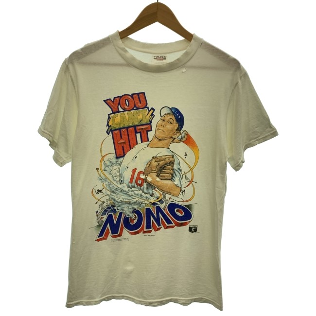 90s ドジャース 野茂英雄 Tシャツ LA Times ニュースペーパー 90s ドジャース 野茂英雄 Tシャツ LA Times ニュースペーパー