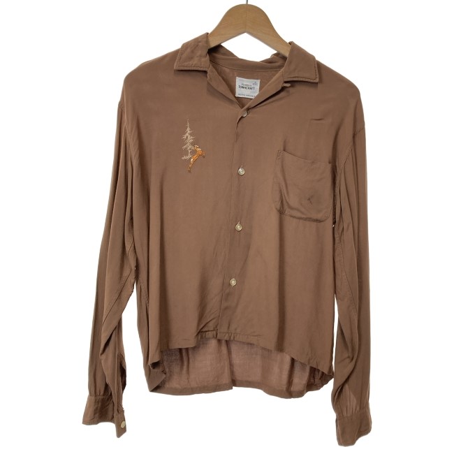 楽天市場】50s〜60s TOWNCRAFT Print Corduroy Open Collar Shirt 生成